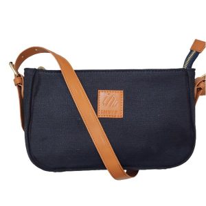 Denim Shoulder Bag For Women Black #SB-01BK